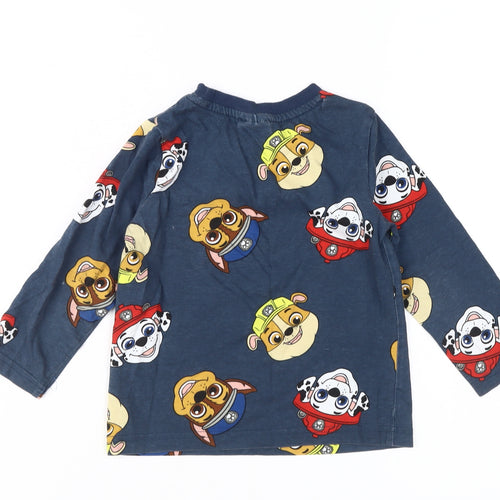 Paw Patrol Boys Blue Pyjama Top 3-4Y Long Sleeve