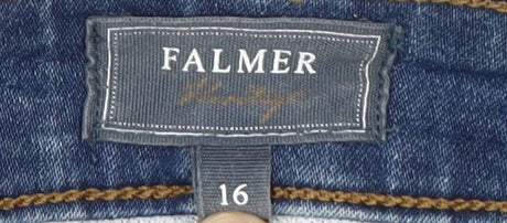 Falmer Women's Blue Straight Jeans Size 16