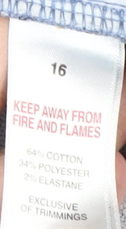 Falmer Women's Blue Straight Jeans Size 16