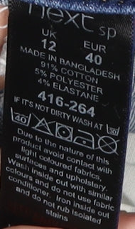 Next Women's Blue Skinny Jeans Size 12