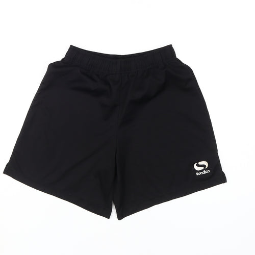 Sondico Boys Black Athletic Shorts 13Y Relaxed Fit