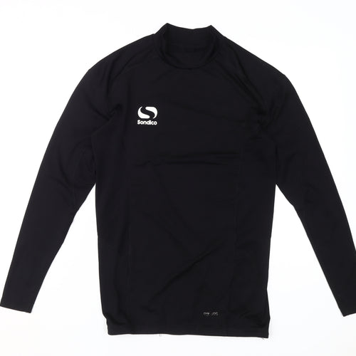 Sondico Men's Black Gym Top Long Sleeve L Pullover