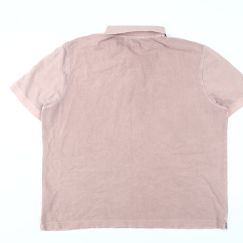 Marks and Spencer Men's Pink 2XL Polo Shirt