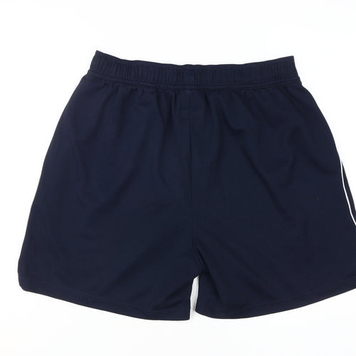 Reebok Men's Blue Athletic Shorts, Size L