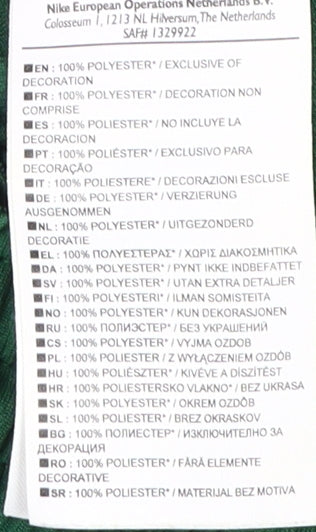 Nike Men's Green Athletic Shorts Medium