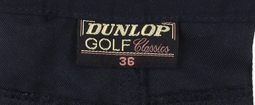Dunlop Mens Blue Chino Shorts Size 36 with Logo