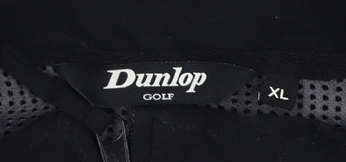 Dunlop Men's Black XL Golf Polo Shirt