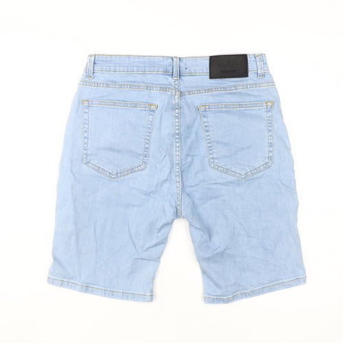 MAN Blue Denim Chino Shorts - Men's Size 34