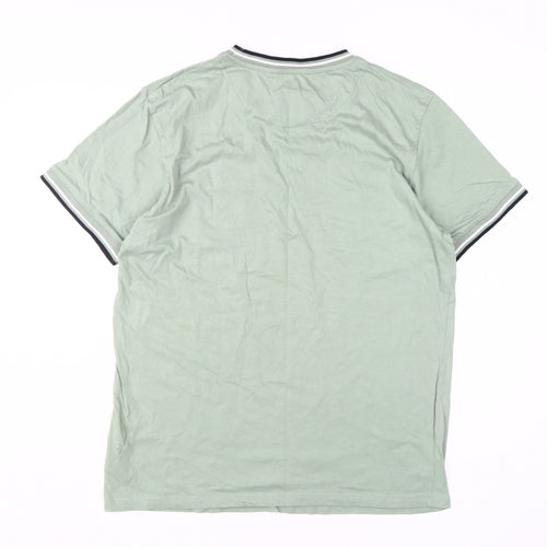 Brave Soul Men's XL Mint T-Shirt, 100% Cotton