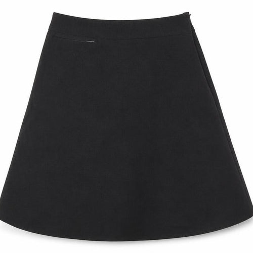 John Lewis Girls Black A-Line Skirt, Size 14 Years, Elastane Blend