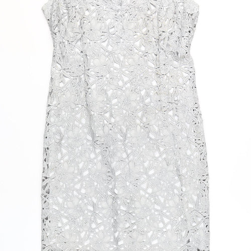 Joanna Hope Women's Grey Sheath Dress Size 12