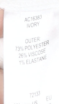 Cotton Traders Women's Ivory Trousers Size 14