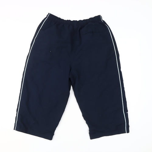 Reebok Unisex Blue Relaxed Fit Sports Trousers M