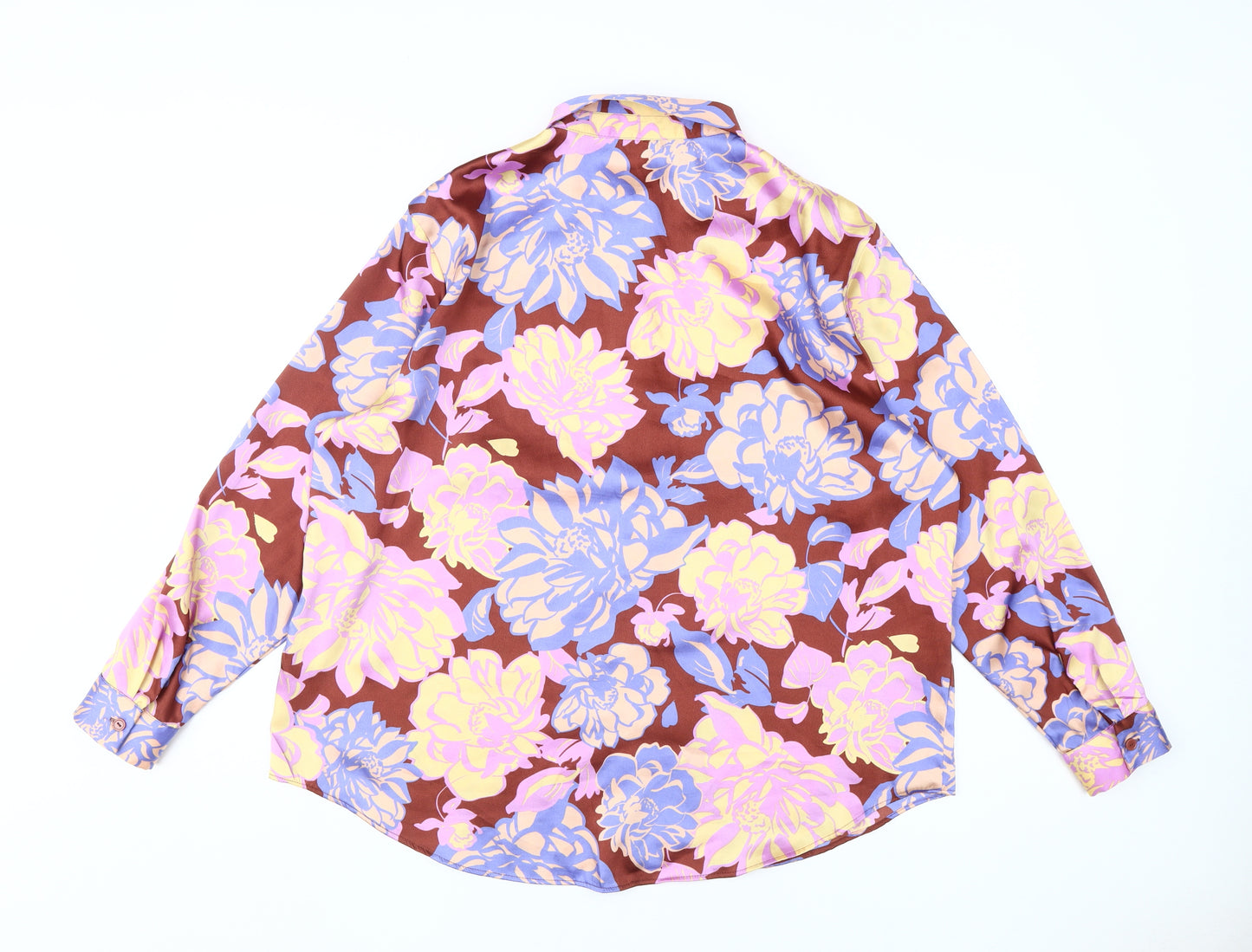 Et Vous Women's Multicoloured Button-Up Floral Shirt, Size 14