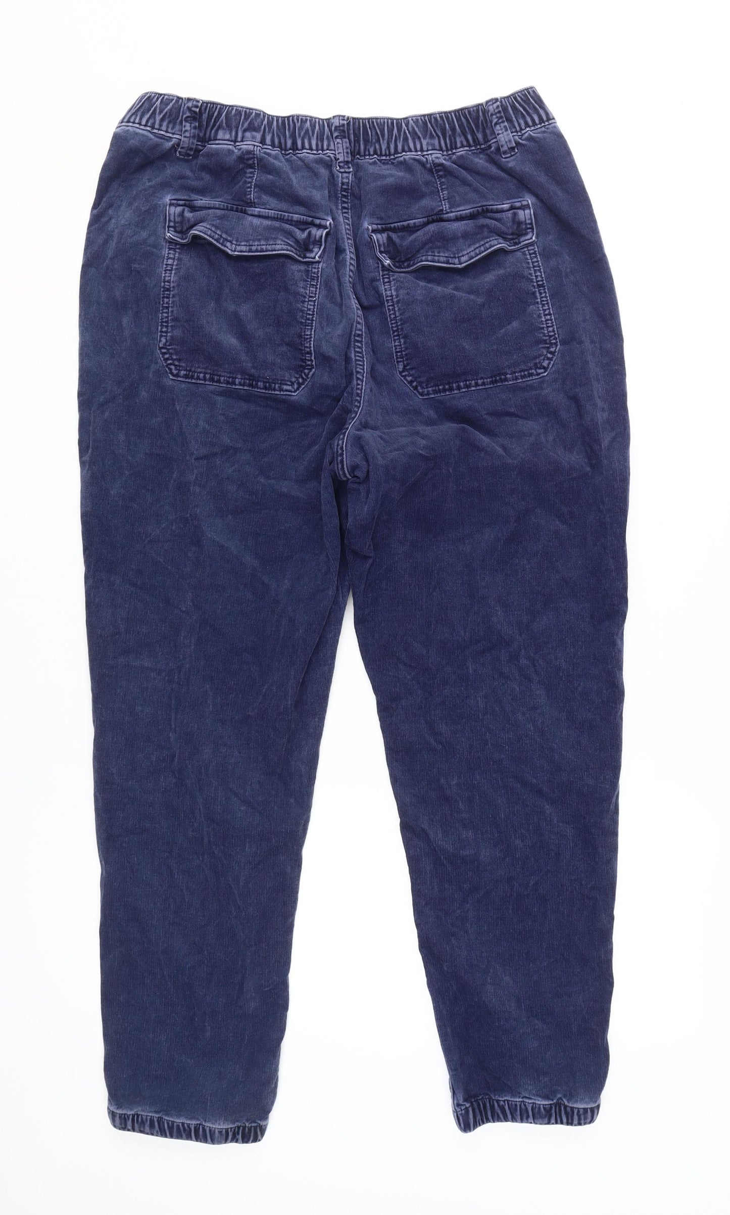 Marks and Spencer Women's Blue Jogger Trousers Size 16