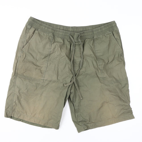 Cotton Traders Green Cargo Shorts XL Unisex Adults