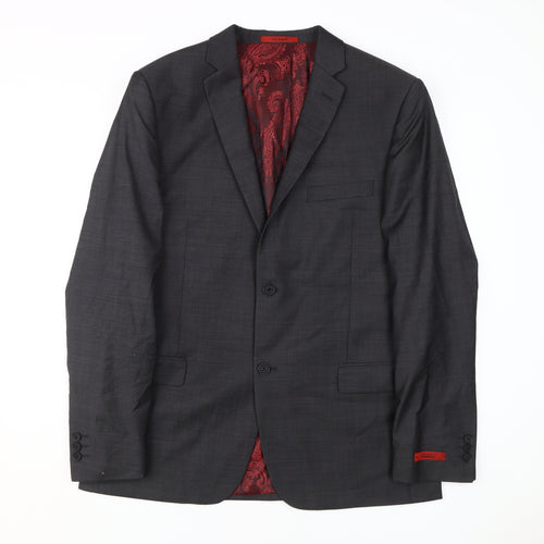 Ted Baker Men's Grey Suit Jacket 42R Classic Style