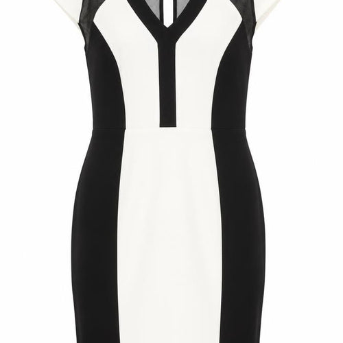 Kaleidoscope Women's Bodycon Dress, Black/White, Size 14