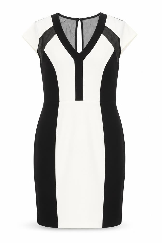 Kaleidoscope Women's Bodycon Dress, Black/White, Size 14