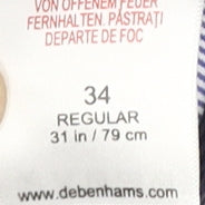 Jeff Banks Men's Grey Chino Trousers 34 Regular