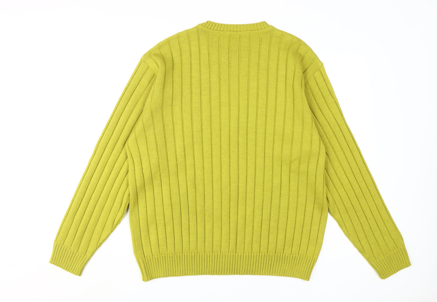 Giacomo Zinani Men's Green Wool Pullover Jumper L