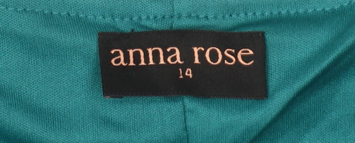 Anna Rose Women's Multicoloured Floral A-Line Dress Size 14