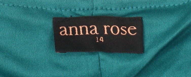 Anna Rose Women's Multicoloured Floral A-Line Dress Size 14