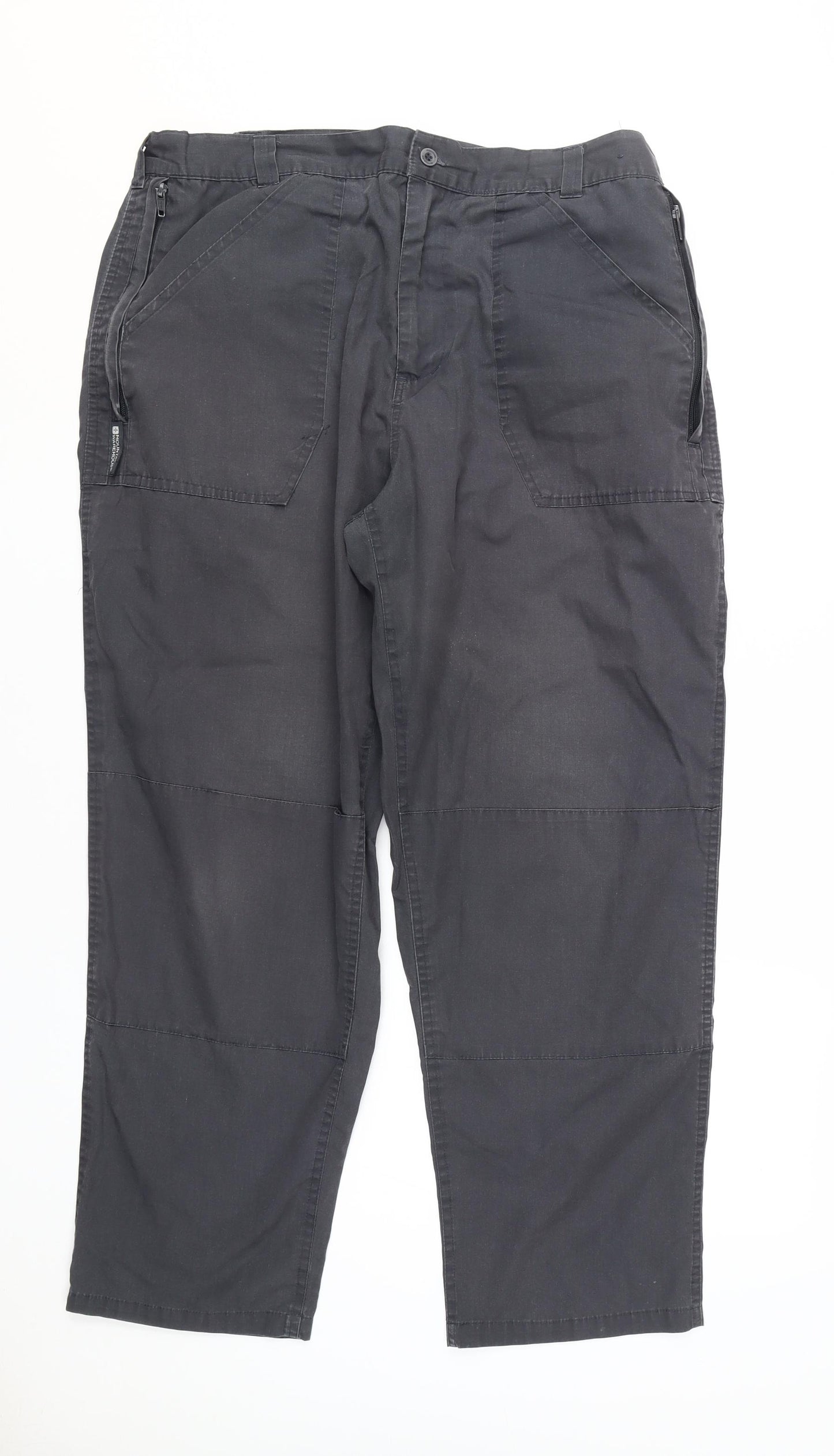 Mountain Warehouse Men's Black Cargo Trousers Size 38
