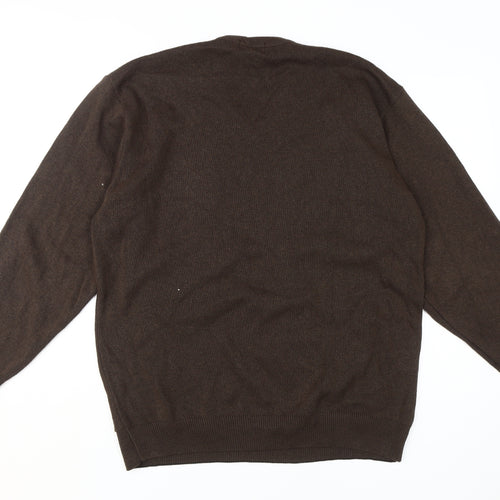 Greenwoods Men's XL Brown Pullover Jumper