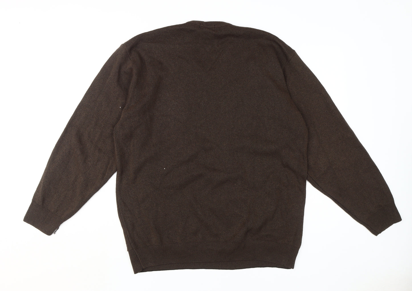 Greenwoods Men's XL Brown Pullover Jumper