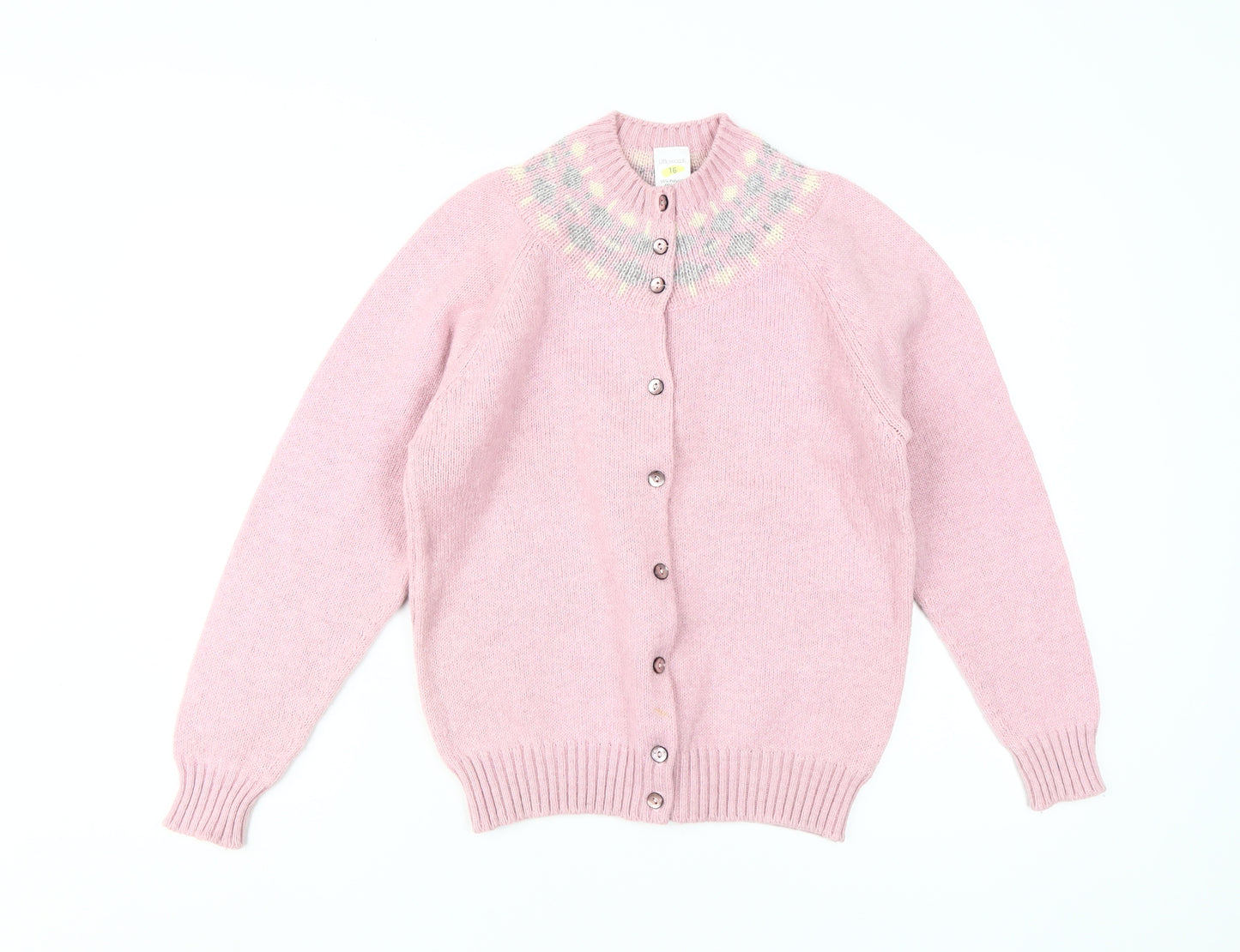 Littlewoods Women's Pink Cardigan Size 16