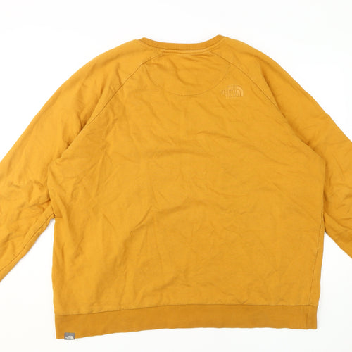 The North Face Men's Yellow 2XL Pullover Sweatshirt