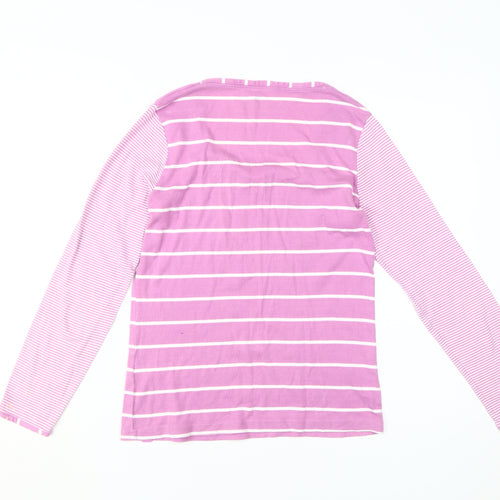 Peter Storm Pink Striped Women's T-Shirt Size 14