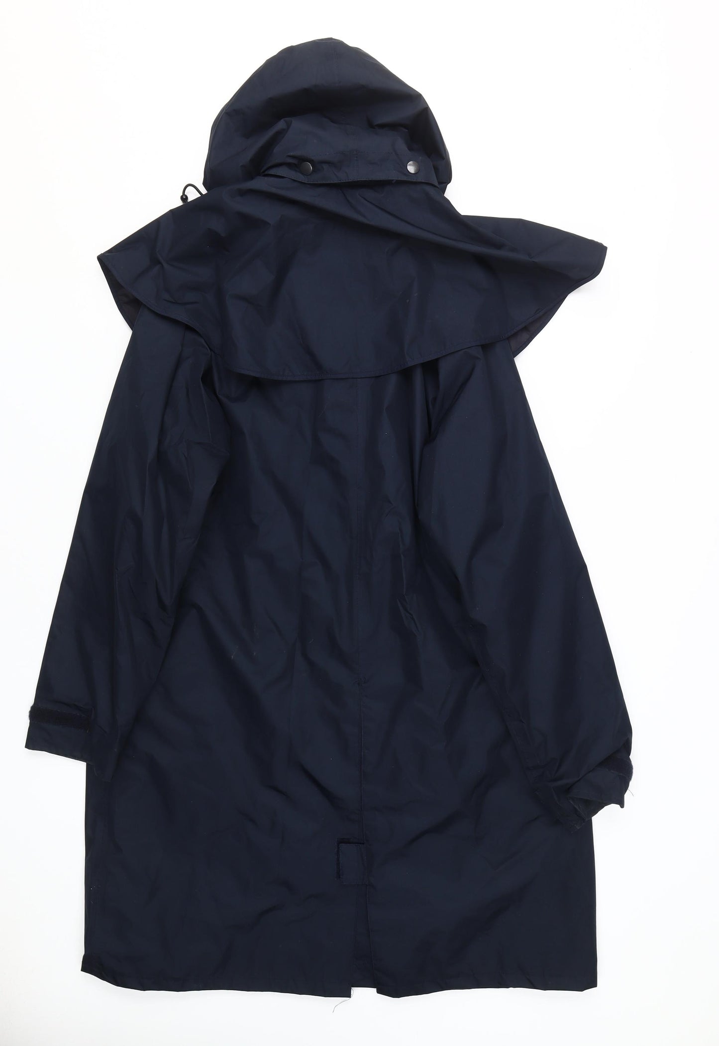 Cotton Traders Men's Blue M Rain Coat Hooded