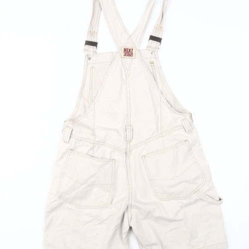 Next Women's Beige Dungaree One-Piece UK 8