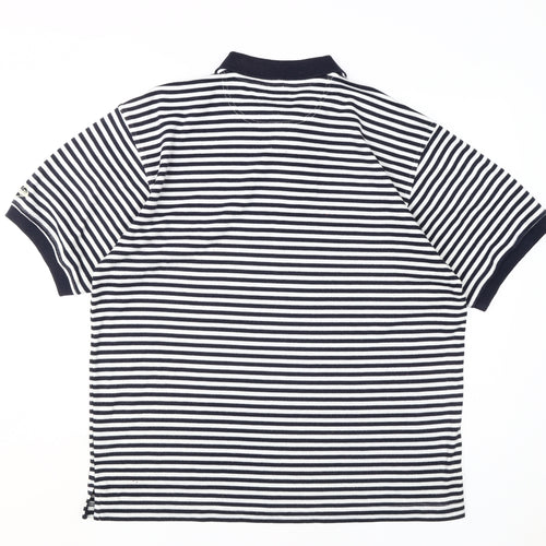 Dunlop Men's XL Striped Polo Shirt for Golf in Black