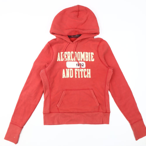 Abercrombie & Fitch Red XL Men's Hoodie Pullover