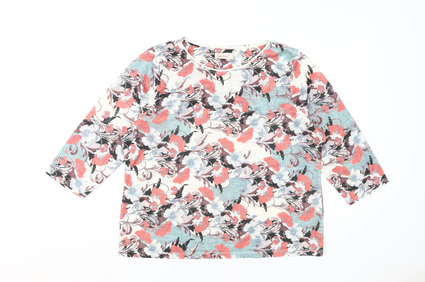 Marks and Spencer Women's Multicoloured Floral T-Shirt