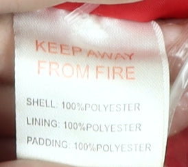 JBC Women's Red Parka Coat Size 12 - Stylish Winter Essential