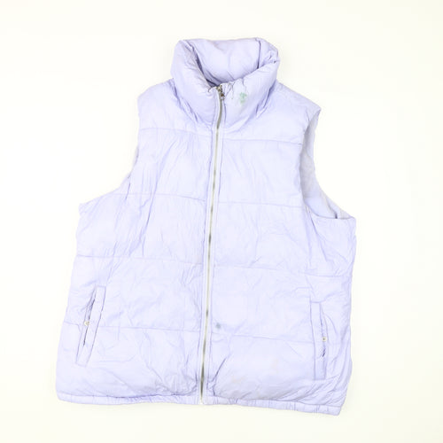 Old Navy Women's Purple Sleeveless Waistcoat XL
