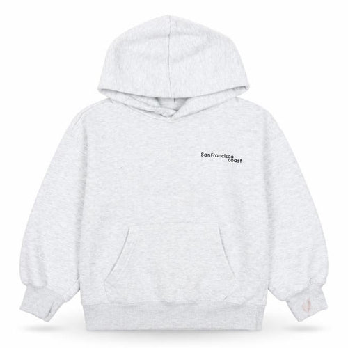 Zara Girls Grey Pullover Hoodie, 8-9 Years, Cozy Knit