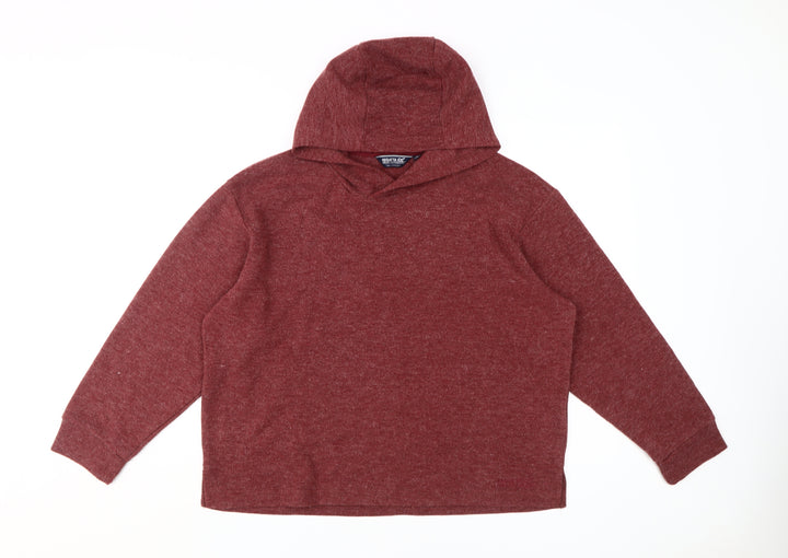 Regatta Women's Red Pullover Hoodie Size 16