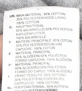 Adidas Men's Grey Pullover Hoodie, Size L