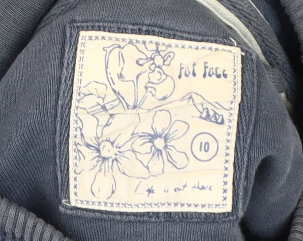 Fat Face Women's Blue Pullover Sweatshirt Size 10