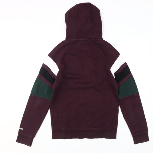 Gola Unisex Purple XS Pullover Hoodie Colourblock