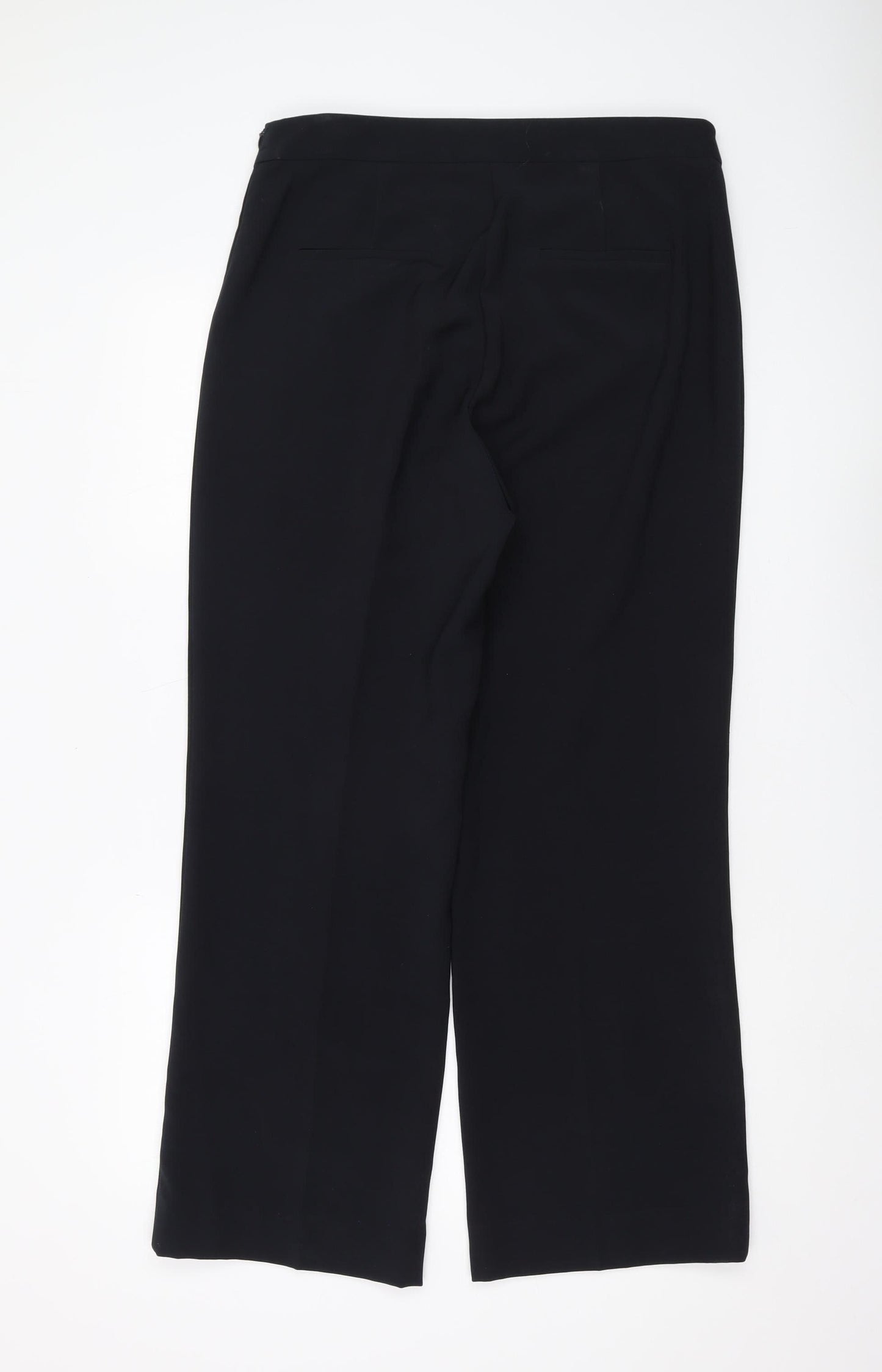 Jasper Conran Women's Black Straight Trousers Size 14