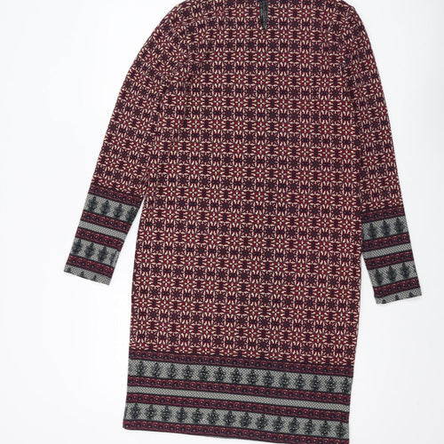 Klass Women's Multicoloured Geometric Dress, S