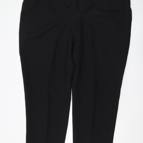 Harvey & Jones Black Men's Trousers Size 50 Regular