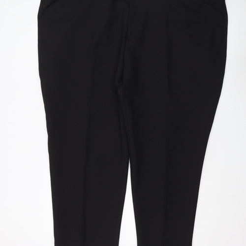 Harvey & Jones Black Men's Trousers Size 50 Regular