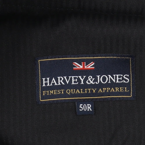 Harvey & Jones Black Men's Trousers Size 50 Regular